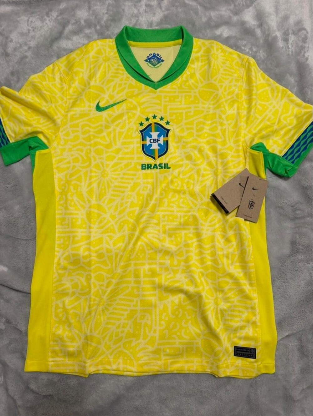 Nike Brazil 2024 Stadium Home Replica Jersey